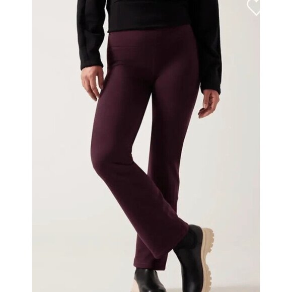 Athleta Altitude Pant In Polartec Spiced Cabernet XXS Regular - Picture 3 of 3